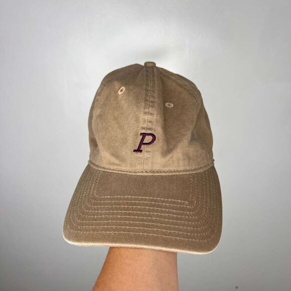 Men's Baseball Cap – Sport Letter “P” Embroidered Dad Hat – Washed Cotton - Picture 1 of 4